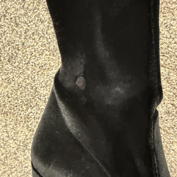 Stuart Weitzman Highland Nero Stretch Velvet Over-the-Knee Boot sz 8 New Imperf - Picture 7 of 16